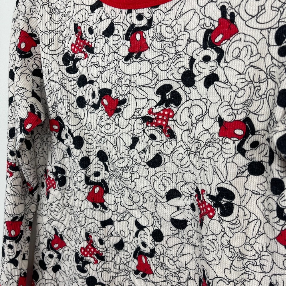 Disney‎ Thermal Pajama Shirt Sz L - Picture 6 of 8